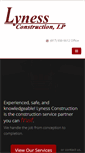 Mobile Screenshot of lynessconstruction.com